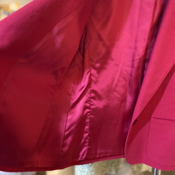 Vintage Hot Pink Wool Pendleton Blazer - Size 10 - Picture 6 of 6